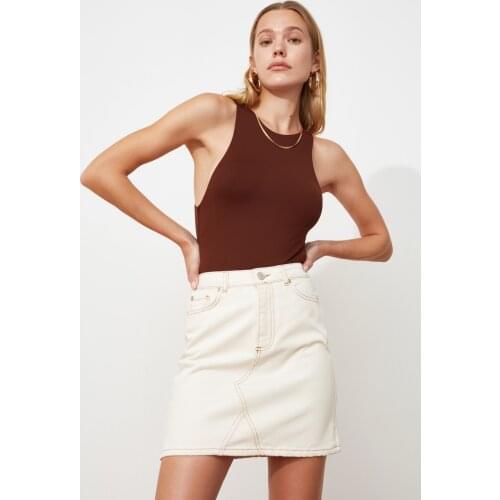 Женские юбки джинсовые Trendyol China At AliExpress