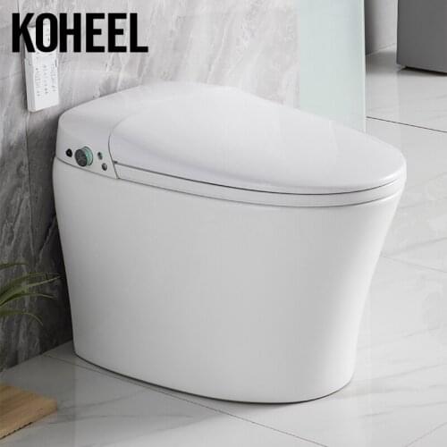 KOHEEL One-Piece Intelligent Electronic Toilet BathroomToilets Bathroom White Ceramic Bathroom Toilets Good Easy to Use