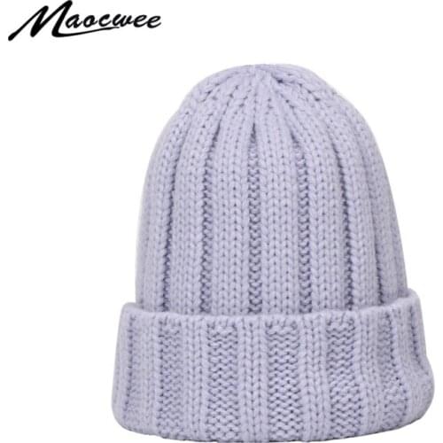 Pinkycolor Knitted Beanie Hat For Men And Women Winter Autumn Hedging Hat Outdoor Sport Caps Knitted Warm Thick Beanies Hats
