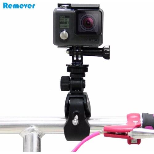 High quality Motorcycle Bicycle Handlebar stand Holder with Fixed clip for Action Cameras Gopro Hero 3 3+ 4