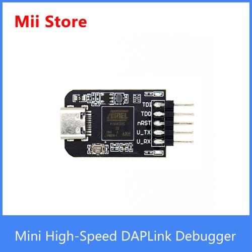 Mini High-Speed DAPLink Debug Probe TYPE-C STM32 ARM Cortex-M MCU JTAG/SWD/CDC Serial Port/Drag-and-Drop Program Keil OpenOCD