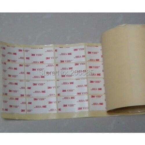 3M 4920 VHB adhesive tape double sided thickness 0.4mm white color 3M 25mm * 25mm square 2000 pcs a lot free shipping