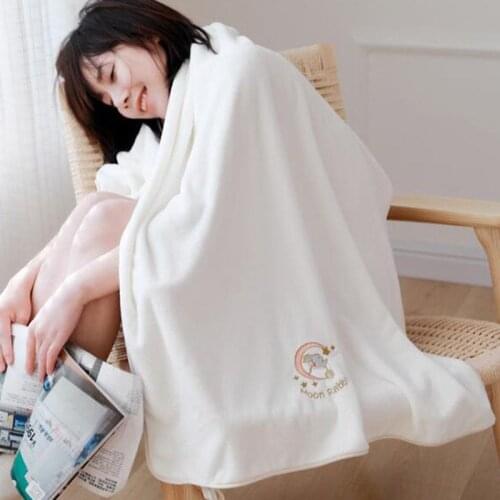 Bath towels for boys, girls and children large towels pure cotton absorbent no lint large quick-drying thickened wrap towels