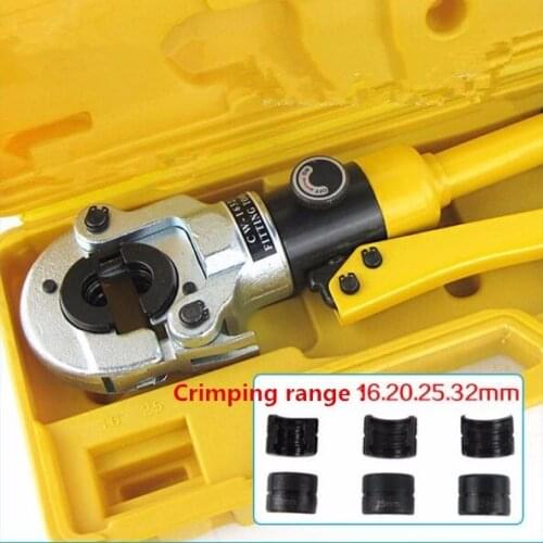 Express Free Shipping 3PCS/LOT Hydraulic Fitting Tool for PEX pipe fittings PB pipe Copper AL connecting range 16-32mm