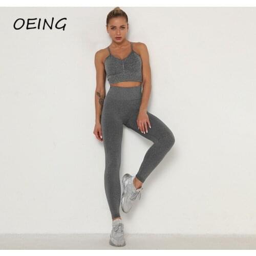 Seamless Yoga Set Gym Clothes Women Leggings Workout Clothes for Women