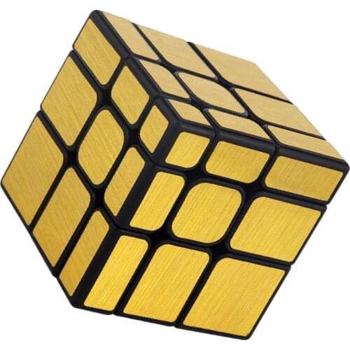 Speed Mirror S cube MofangJiaoshi Cubes Blocks Silver Cast Coated Shiny Magic Cube Puzzle Cubing Classroom Brushed Sticker Toy