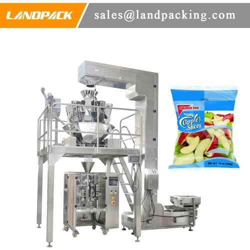 Apple Slices Big Pouch Vertical Form Fill Seal Machine Price