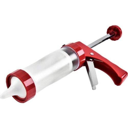 Cookie Baking Kit Cookie Press Icing Gun for Cookie Maker and Cake Icing Decoration Includes 16 Cookie Dies Discs and 6 Nozzle