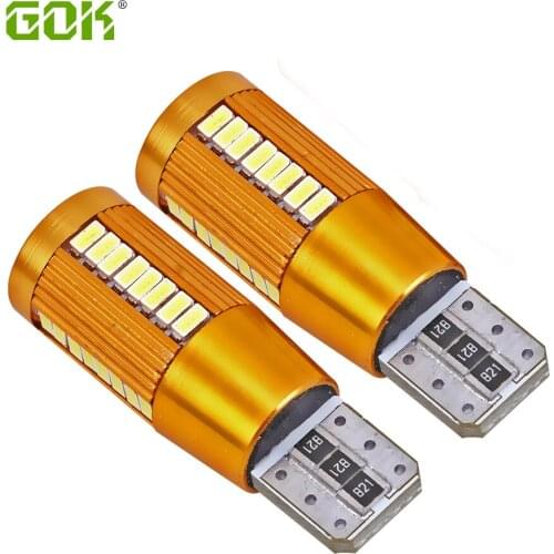 1Pcs Top Quality T10 w5w Led canbus t10 38smd led 3014 Xenon White Car Light wedge parking Interior Light T10 Canbus Error Free