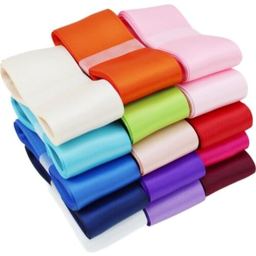 5 meters/lot) High Quality Double Face Satin ribbon polyester wholesale Christmas Ribbons (20/25/40mm)