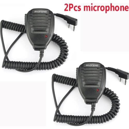 New baofeng handheld microphone Radio Walkie Talkie microphone Baofeng Speaker Mic for UV-5R UV-5RA UV-5RE UV-3R UV-82 UV-8D