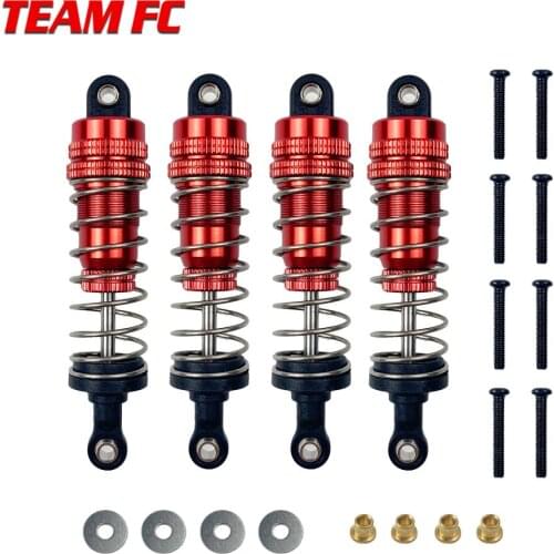 4PC Metal Shock Absorber For 1/12 MN MN86K MN86KS 4WD G500 Crawler Off Road Truck RC Car Upgrade
