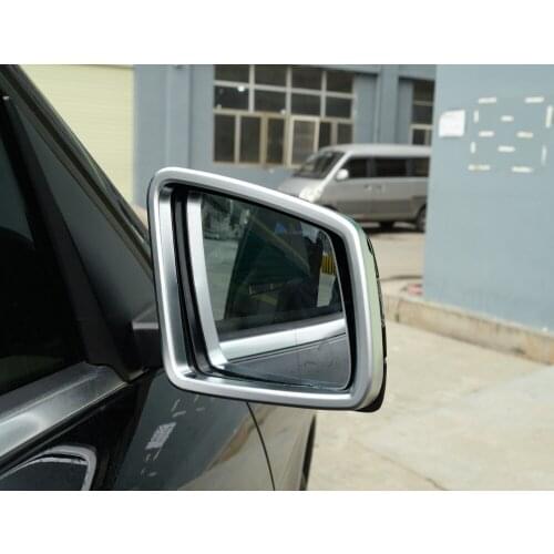 ABS Chrome Styling Car Side Door Rearview Mirror Frame Cover Trim For Mercedes Benz ML GL 2013 2014 2015 2016 Auto Accessories