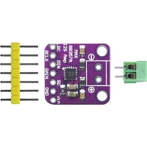 Max98357 I2S 3W Class D Amplifier Breakout Interface Dac Decoder Module Filterless Audio Board For Raspberry Pi Esp32