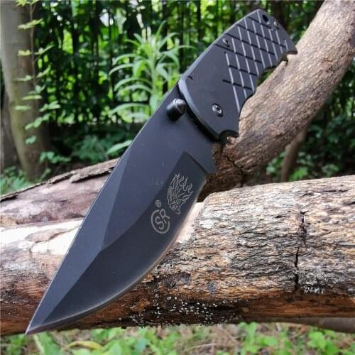 8Cr13Mov Pocket Folding Knife Hunter Tactical Knife W/waist Clip - Good for Hunting Camping Survival Outdoor and Everyday Carry