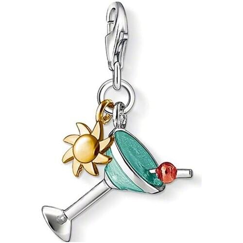 ThomasPT3181 Cocktail Pendant Special price original For Fashion Cute Gift Euro-American style Bracelet And Necklace Diy charms