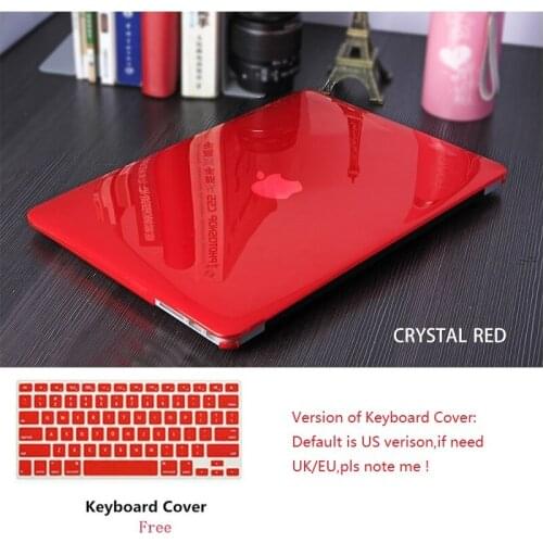 Crystal Laptop Case For Apple Macbook Pro Retina Touch Bar & ID Air 11 12 13 13.3 15 15.4 inch Hard Shell + Keyboard Cover