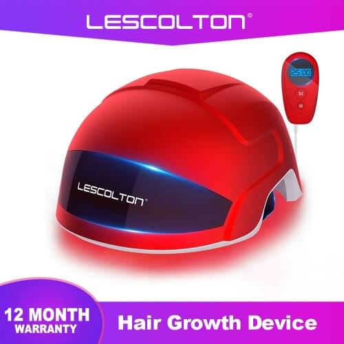 LESCOLTON LED Hair Growth Helmet Laser Cap Hair Loss Treatment Device For Thin Hair Restore Hair Thickness Volume-FDA Cleared