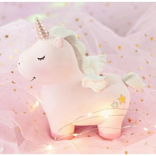 Cute Piggy Bank Money Boxes Storage Fantasy Unicorn Kids Toys Home Decor Money Saving Box Children Piggy Money Birthday Gifts