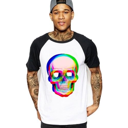 2020 fashion 3D Skulls Men funny t shirts white black cotton male t-shirt harajuku hip hop streetwear back to the future tshirt