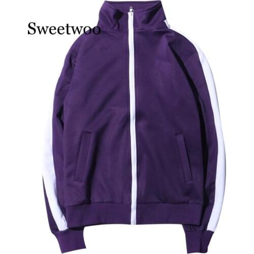 4XL 2020 New Spring Mens Jackets Autumn Casual Stripe Mens Coats Fashion Slim Casual Jackets Male Outerwear Baseball Uniform