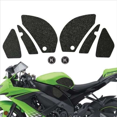 Motorcycle sticker logo protector tank pad tank grip fuel tank anti-slip stickers for KAWASAKI 08-10 NINJA ZX-10R zx10r zx 10r
