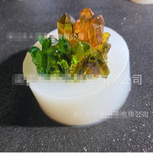 New Silicone Mould Dried Flower Resin Decorative DIY Crystal icicle Crystal cluster Type epoxy resin molds for jewelry