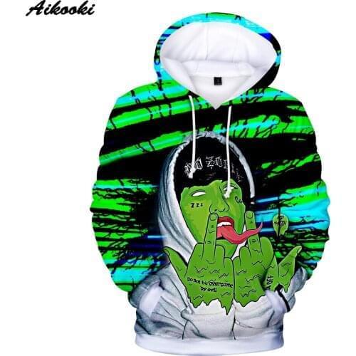 Sidno New Arrival Lil Xan Xanarchy 3D Hoodies Men/Women Fashion Harajuku Hip Hop Hoodie 3D Print Lil Xan Xanarchy Sweatshirts