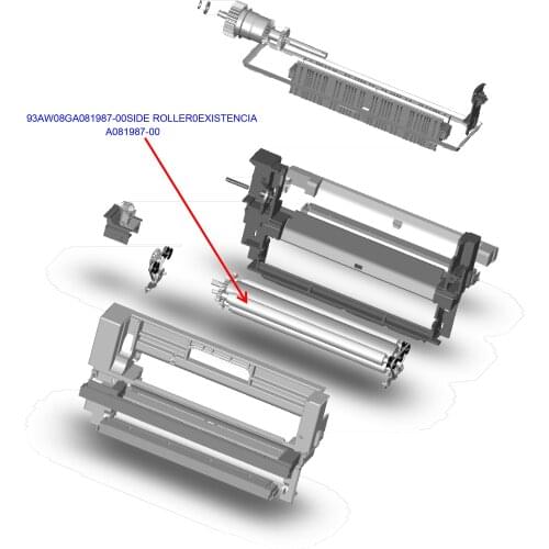 A081987 Noritsu QSS3501 minilab roller