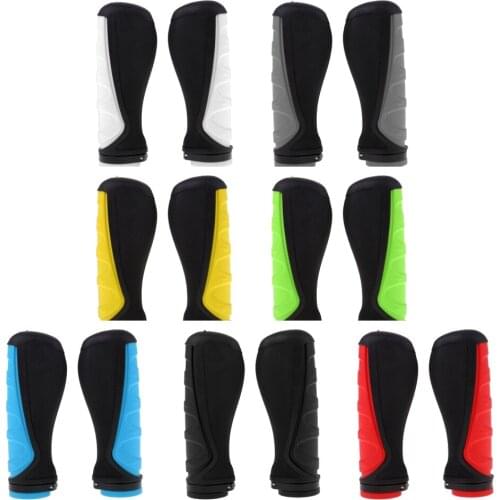 Mountain Bike Handlebar Grips | Scooter Handle Bar Protectors | Road Bike Handlebar Covers, Rubber Made, Non-slip and Durable