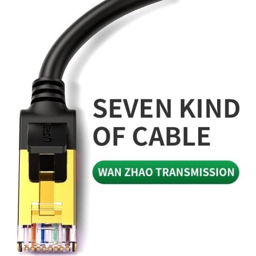 50FT 15M CAT7 RJ45 Patch Ethernet LAN Network Cable For Router Switch gold plated cat7 network cable RJ45 8P8C GOLD PLATED PLUG