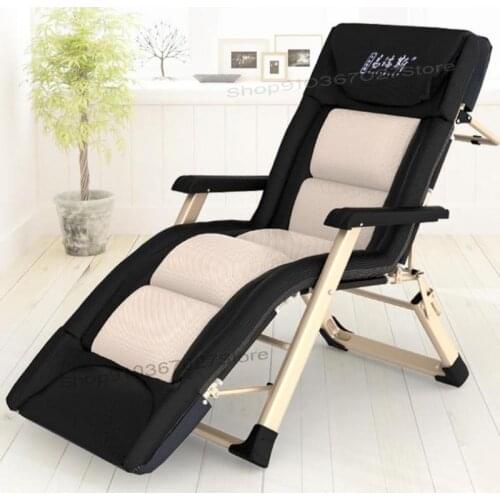 Recliner Folding Chair Backrest Lazy Home Balcony Beach Chair Leisure Office Single Nap Bed Nap Chair