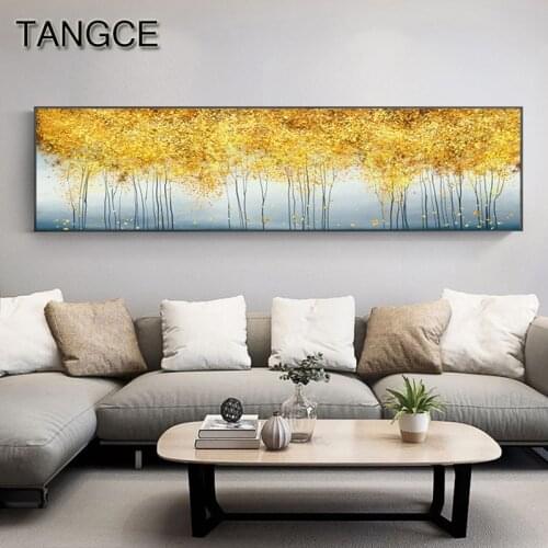 Modern Blue and Grey Bright Foil Drop Canvas Art Abstract Painting Poster and Print for Living Room Bedroom Artistic Wall Decor