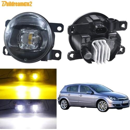 LED Fog Light Accessories For Opel Astra G H 1998-2010 Car Front Bumper Fog Lamp Daytime Running Light 30W 8000LM 12V