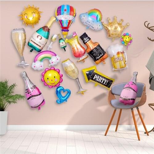 Multi Foil Balloon Baby kids Birthday Wedding 18 + Adult Ceremony graduation engagement Party supplies Ballon Decorations Dq78