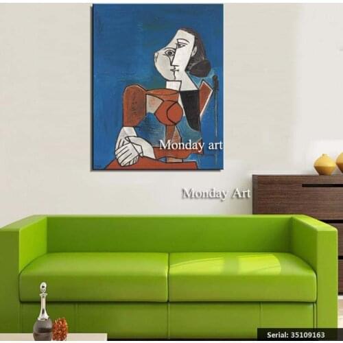 World famous Canvas paintings painting Picassos abstract painting Picasso abstract woman Hand painted Decoration Home wholesale