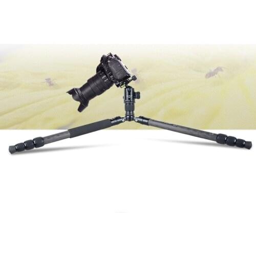 Xiletu L-284C+FB-1 Professional Portable Travel Camera Tripod+QR Plate+Ball Head For Canon Nikon Olympus Sony