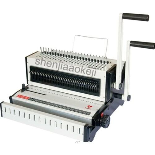 A3 size wrie Binding machine CW2016 iron ring Rubber ring binding machine multi-function binding machine punch machine 1pc