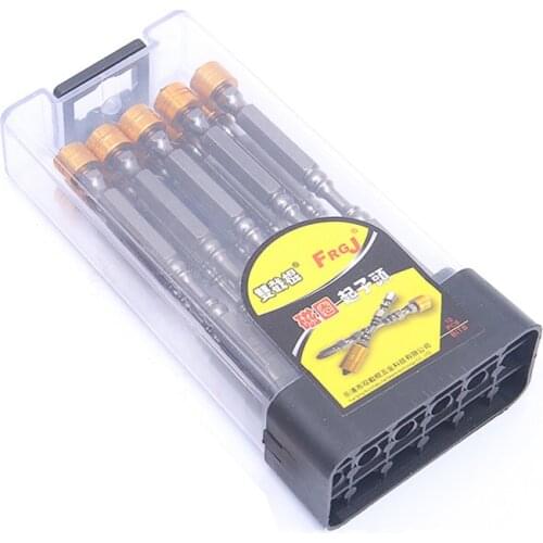 10pcs/set 1/4" 65/110mm Magnetic Screwdriver Bit Ph2 Phillips Screw Driver Bits Plasterboard Drywall Screwdriver Bits Depth Stop