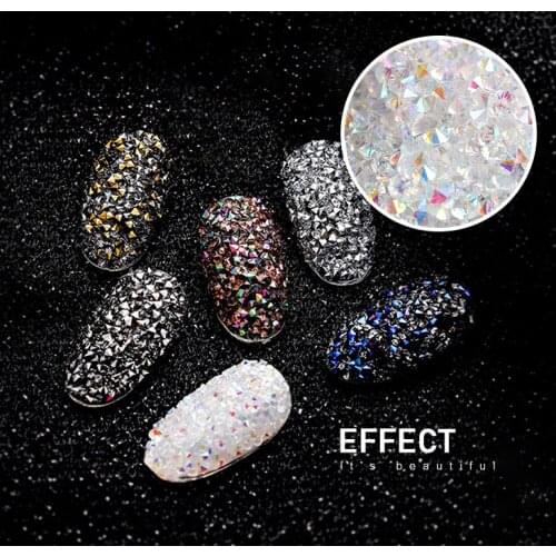14000pc 3D nail art decorations rhinestones for nails strass uv gel micro zircons crystals stones zirconium on nail decor