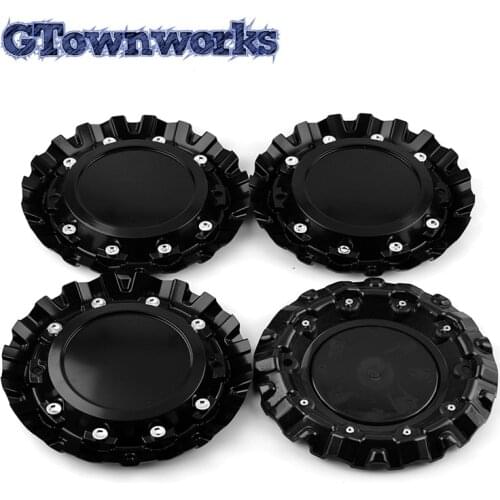 4pcs 175mm 127mm Wheel Center Caps Fit For Energy Edition #CAP-534B-MC C-1089 Car Refit Emblem Badge ABS Black With Screws