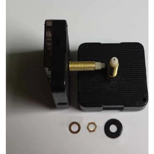 5pcs Wall Clock Mechanism with hands long axis quartz movement clock Movement Mute Slab Dedicated long thread axis length 28mm