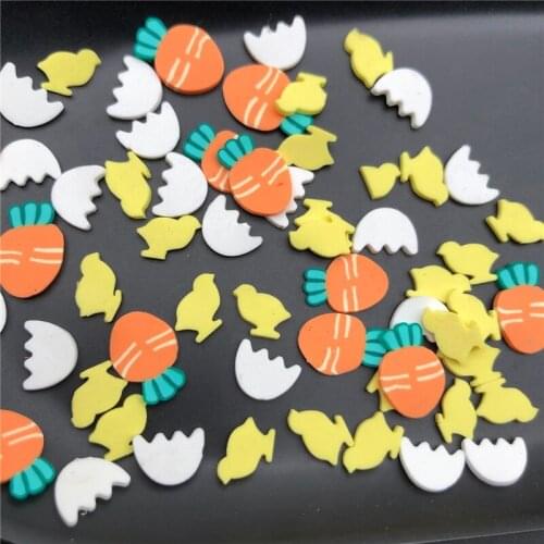 60g Hen Egg Polymerclay,Soft Clay Sprinkles For Kids Diy/Craft Diy Making/Nail Art/Scrapbook Decoration/Craft Filler
