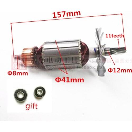 AC220-240V Rotor Engine Motor Armature Replacement for MAKITA 9218PB Rotor Armature