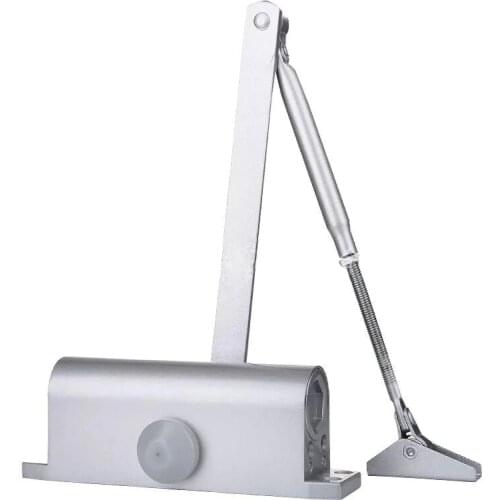 Automatic Closer Security System Adjustable Closing/Latching Speed Aluminium for doors 25-45 KG door Closers