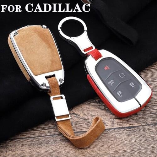 2020 Zinc Alloy Smart Remote Car Key Fob Case Cover Key Bag Holder Protector For Cadillac XTS XT5 XT4 CT6 SRX ATSL Accessories