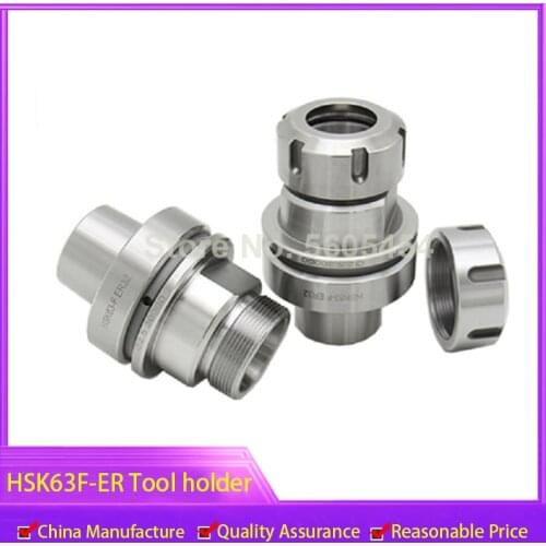HSK63 tool holder HSK63F-ER20 ER25 ER32 ER40 engraving machine woodworking machine high speed high precision HSK63F knife handle