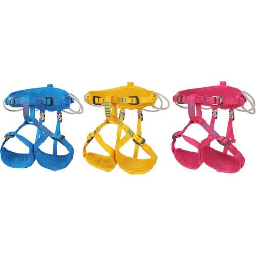 Children Training Half Body safety Harness Rock Climbing Rappelling Tree Protect Waist Safety Belts Mountaineering Equipment