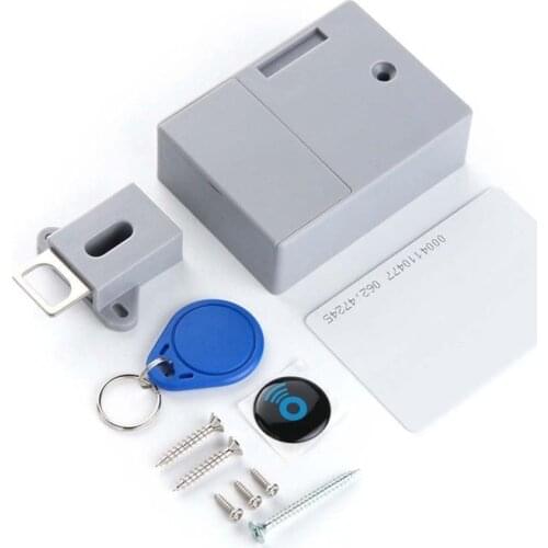 IC Card Sensor Digital RFID Drawer Card Lock DIY Electronic Invisible Hidden RFID Cabinet Lock