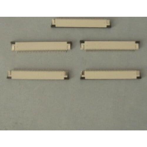 32 Pin 0.5mm 1mm Pitch FFC/FPC Flexible Flat Cable ZIF Connector Top Contact 5 PCS